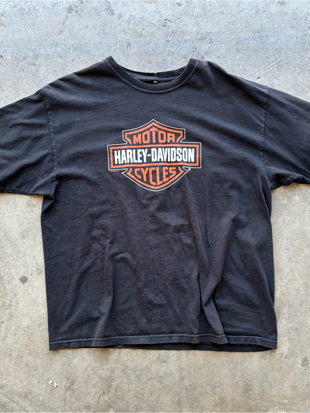 1996 Harley-Davidson Men’s Black Graphic Logo Tee